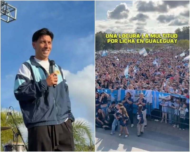Lisandro Martínez volvió a Gualeguay y se emocionó con un conmovedor homenaje tras el Mundial 2026