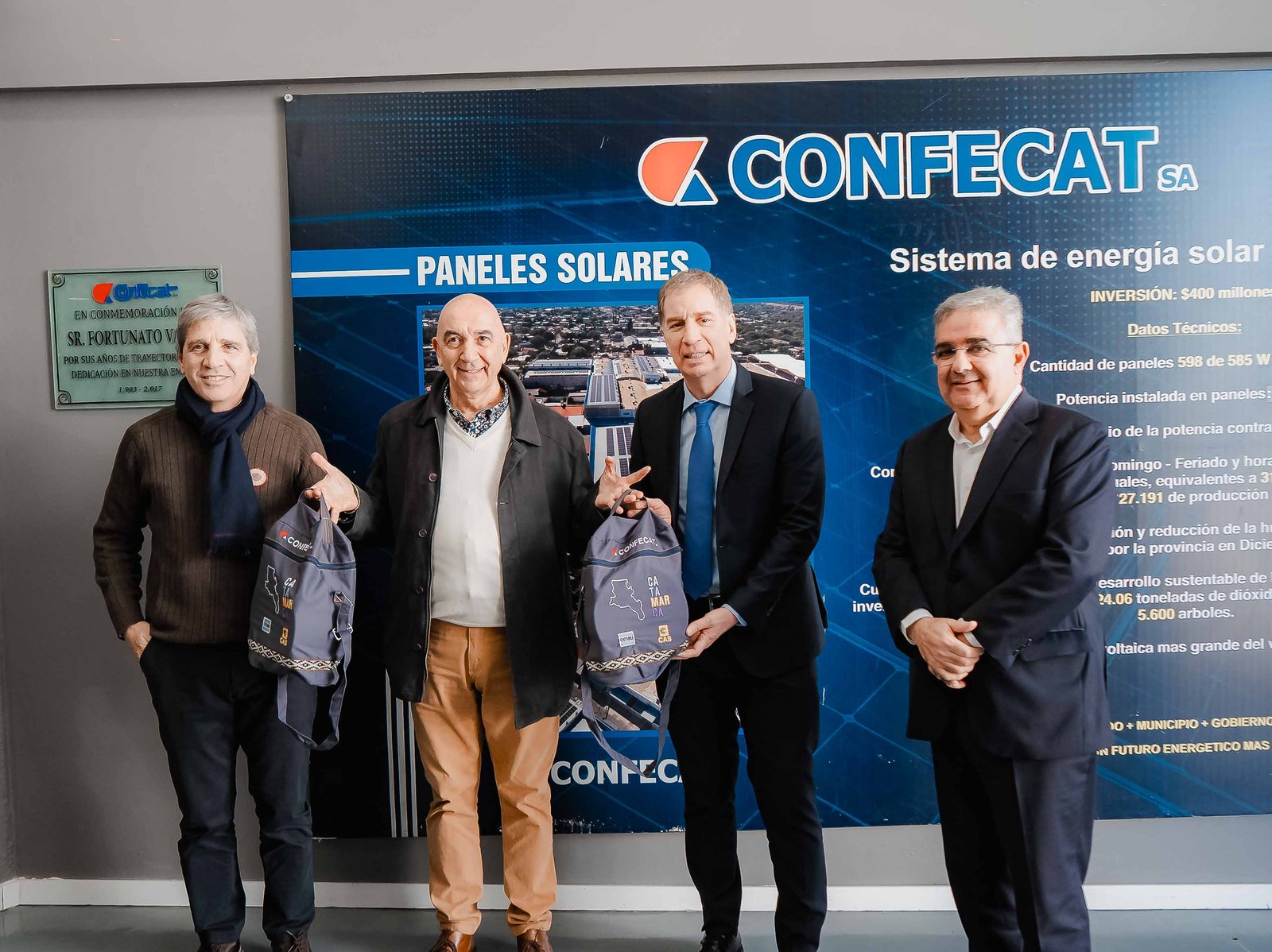 Santilli y Caputo recorrieron CONFECAT