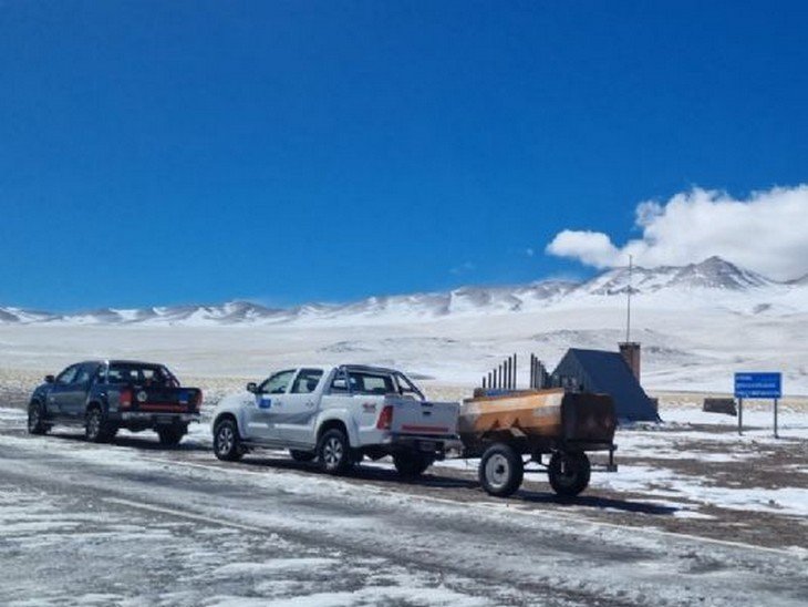 El Paso de San Francisco sigue cerrado por la acumulación de nieve